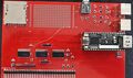 Tang-Nano Basisplatine mit eingesetztem FPGA-Board