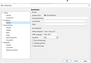 Gowin Synthesis Settings.png